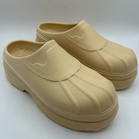 SOREL Sabots Caribou Chunky Platform Clog Mule Cream Women’s size 10 Slip On - Picture 4 of 13